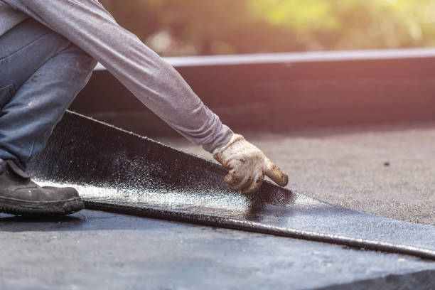 Professional Emergency Waterproofing technician working in Richmond, MI